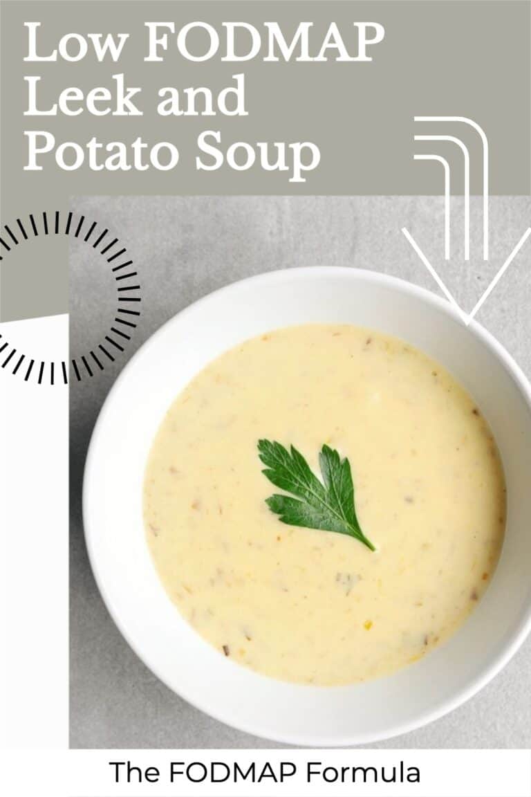 Low FODMAP Leek and Potato Soup - The FODMAP Formula