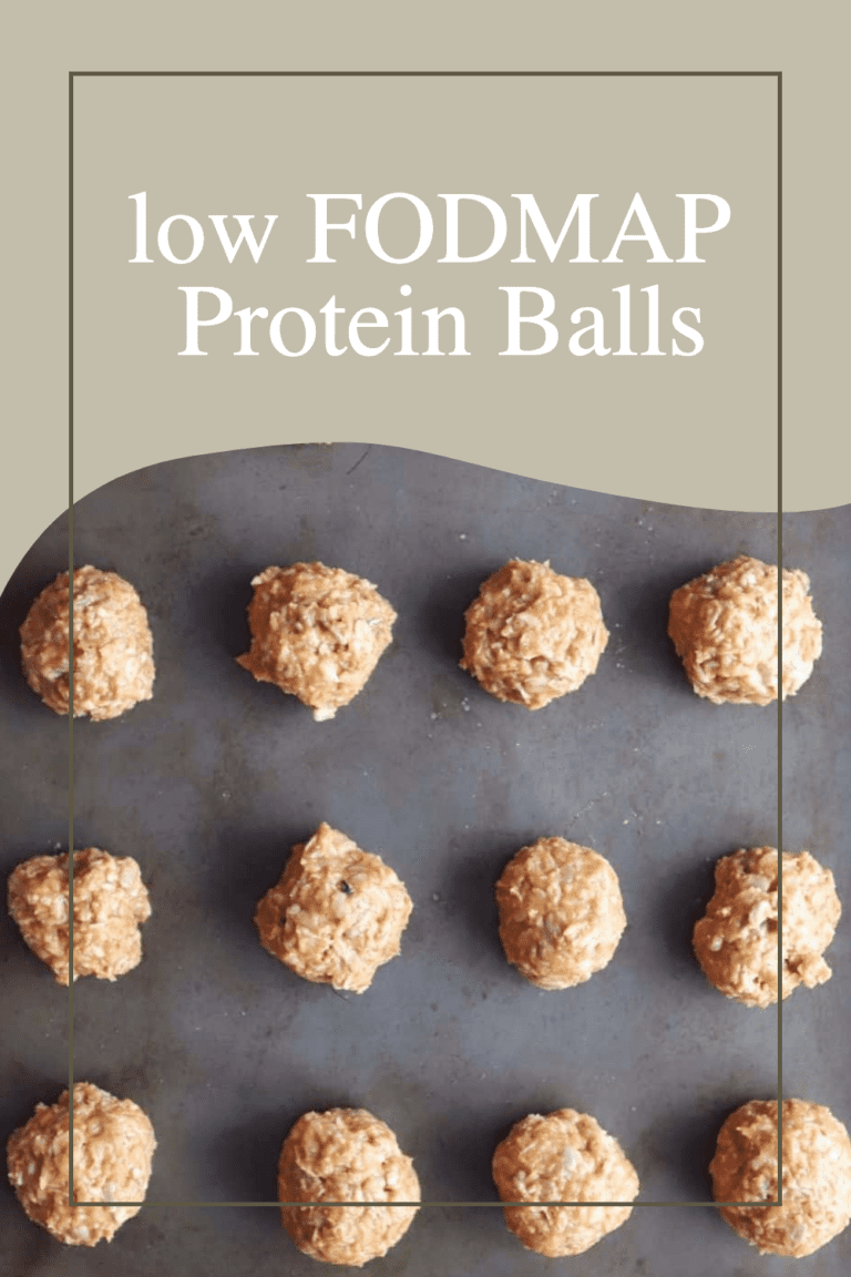 Low FODMAP Protein Balls - The FODMAP Formula